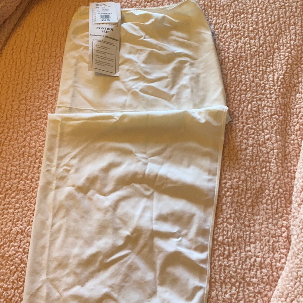 White bridal silk skirt